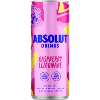 ABSOLUT RASPBERRY LEMONADE LATA 25CL